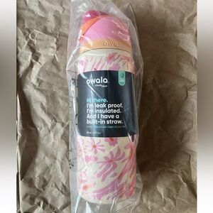 New Owala Funky Floral 32oz Color Drop Pink Floral Freesip Water Bottle